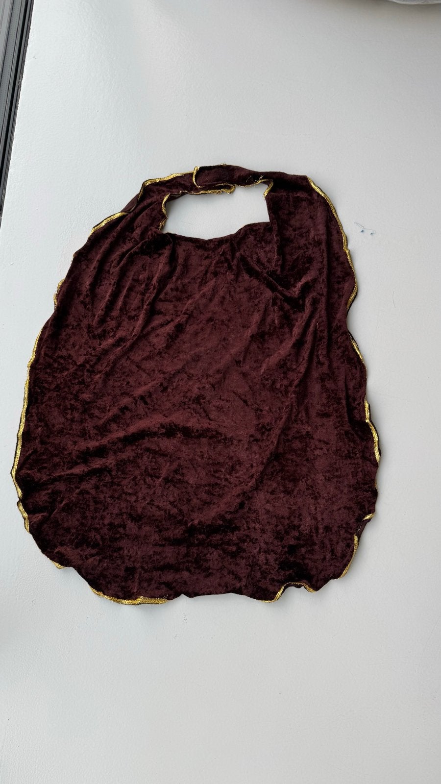 Fluwelen cape voor verkleedkist, Ophalen of Verzenden, Gebruikt, 110 t/m 116, Jongen of Meisje
