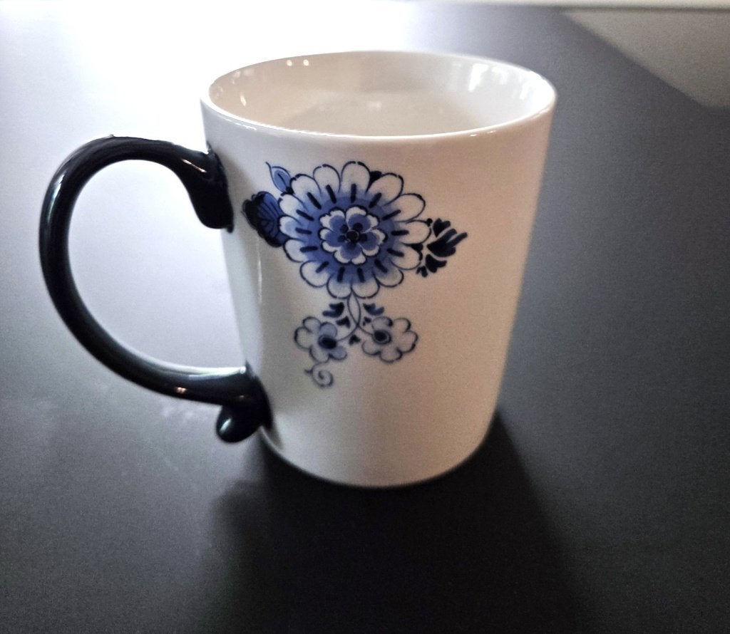 MOK HEINEN DELFTS BLAUW - PIMPELMEES & HAAS, Nieuw, Overige stijlen, Aardewerk, Mok