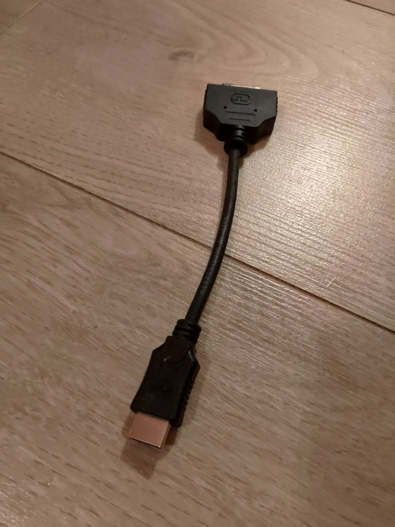 HDMI naar DVI adapterkabel, Ophalen of Verzenden, Zo goed als nieuw