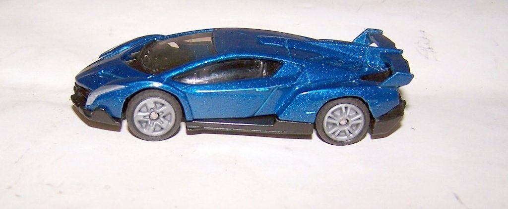 Blauwe SIKU Lamborghini Veneno model. Izgs., Ophalen of Verzenden, Zo goed als nieuw, Auto, SIKU