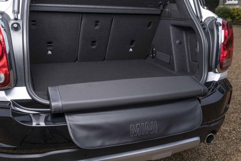 Mini Countryman picnic bankje, rubber vloermatten, Ophalen, Zo goed als nieuw