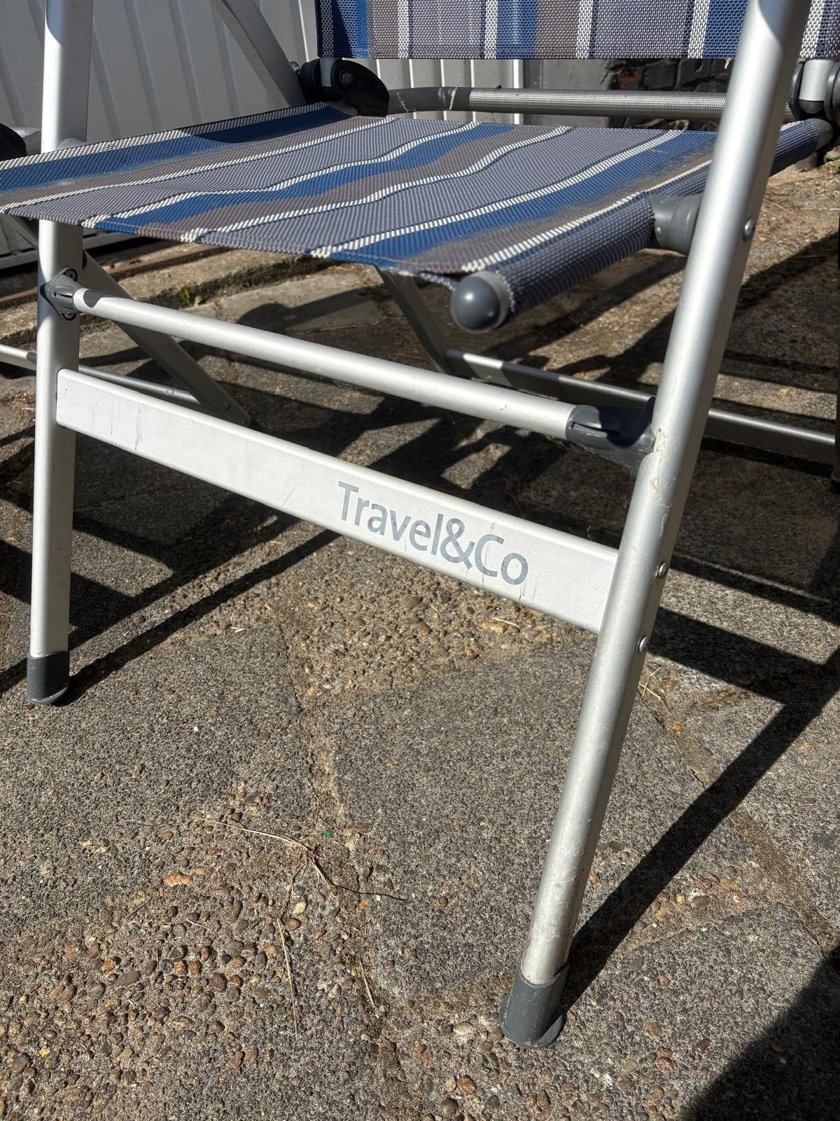 2 Travel&Co ligstoelen, Ophalen, Gebruikt
