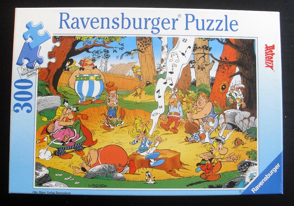 Asterix en Obelix Puzzel 1991 Het Gezang Van De Bard, Ophalen of Verzenden, Asterix en Obelix, Zo goed als nieuw, Overige typen