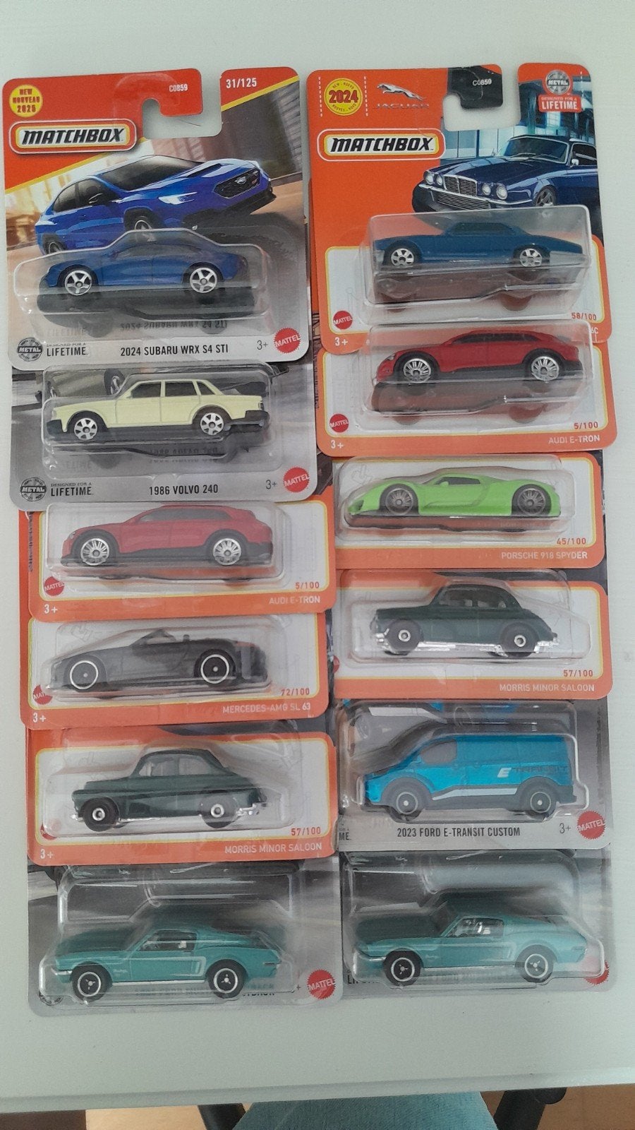 Matchbox 2024 Collectie - 12 Nieuwe Auto's, Ophalen of Verzenden, Nieuw