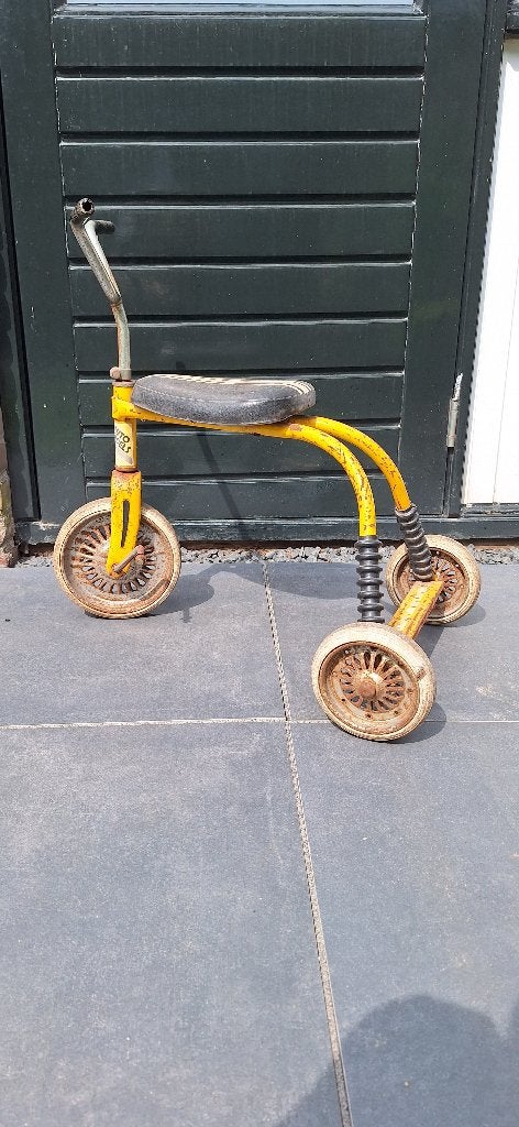 Oude Antieke Kinder Driewieler, Ophalen