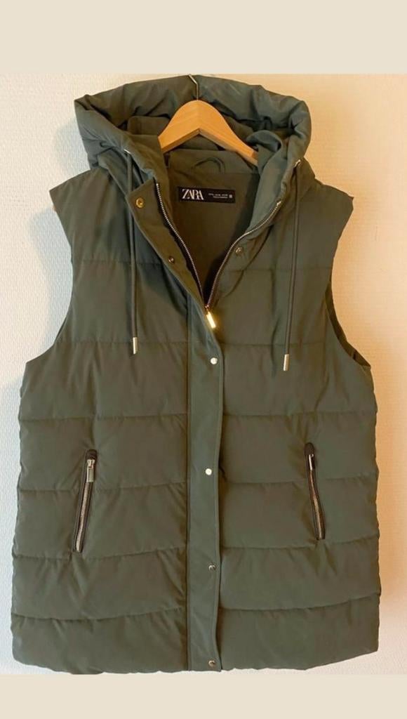 Nieuw! Verz.€3.49 Groene Bodywarmer van ZARA Maat 42-44 / XL, Ophalen of Verzenden, Nieuw