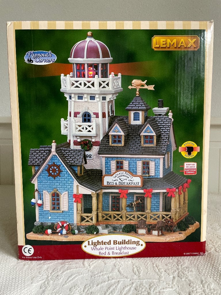 Lemax Plymouth Corners - Whale Point Lighthouse B&B (75512), Ophalen of Verzenden, Zo goed als nieuw
