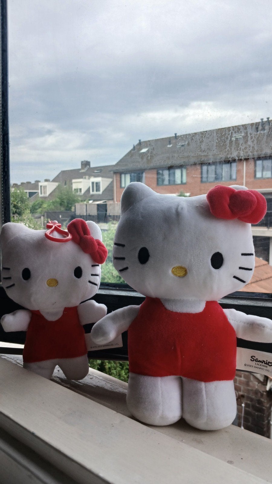 Hello Kitty Knuffel + pluche sleutelhanger, Ophalen, Overige merken, Overige typen, Zo goed als nieuw