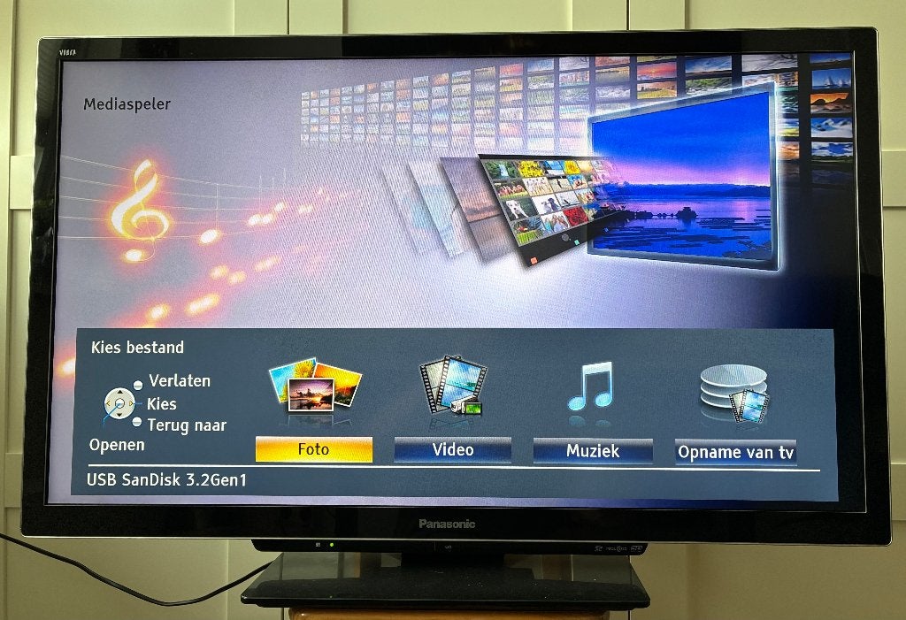 Panasonic Viera  lcd tv, Ophalen, Gebruikt, Panasonic, 50 Hz