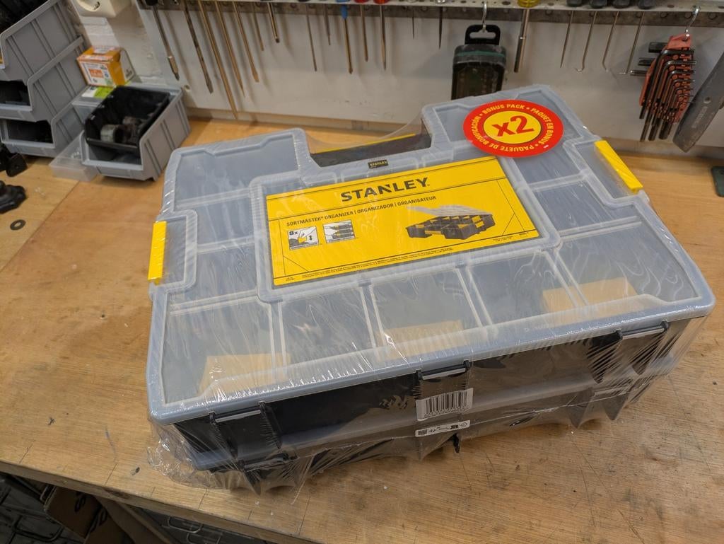 Stanley Organizers 2 stuks, Doe-het-zelf en Verbouw, Gereedschapskisten, Ophalen, Nieuw