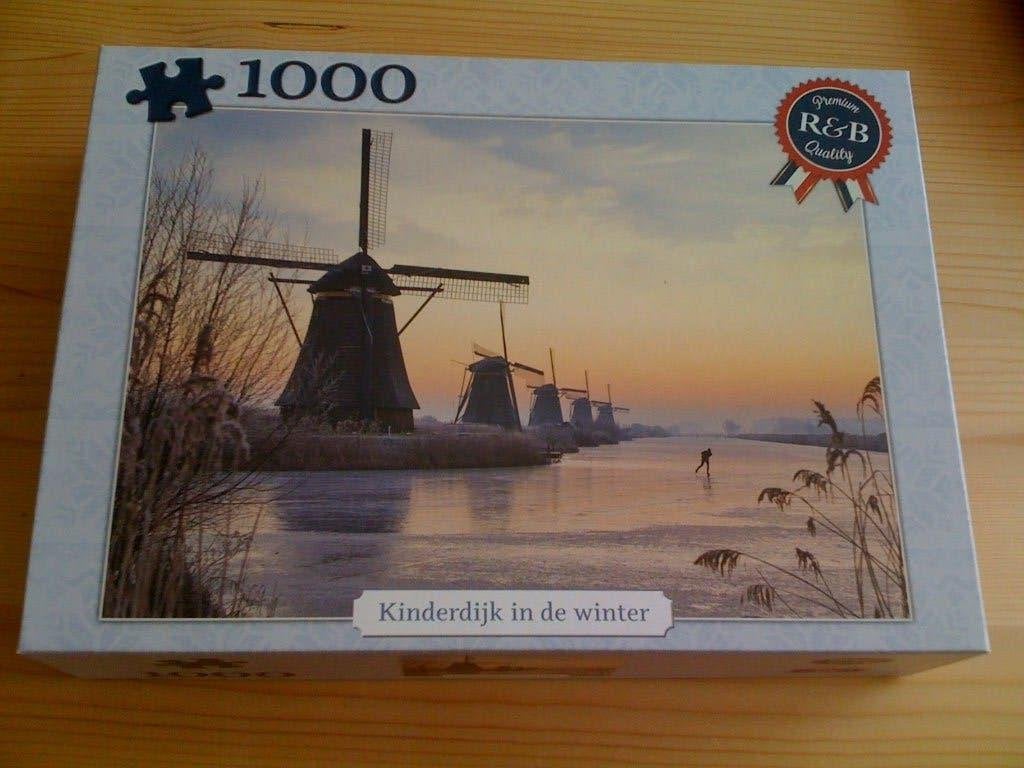 Legpuzzel Kinderdijk, Ophalen of Verzenden, 500 t/m 1500 stukjes, Zo goed als nieuw, Legpuzzel
