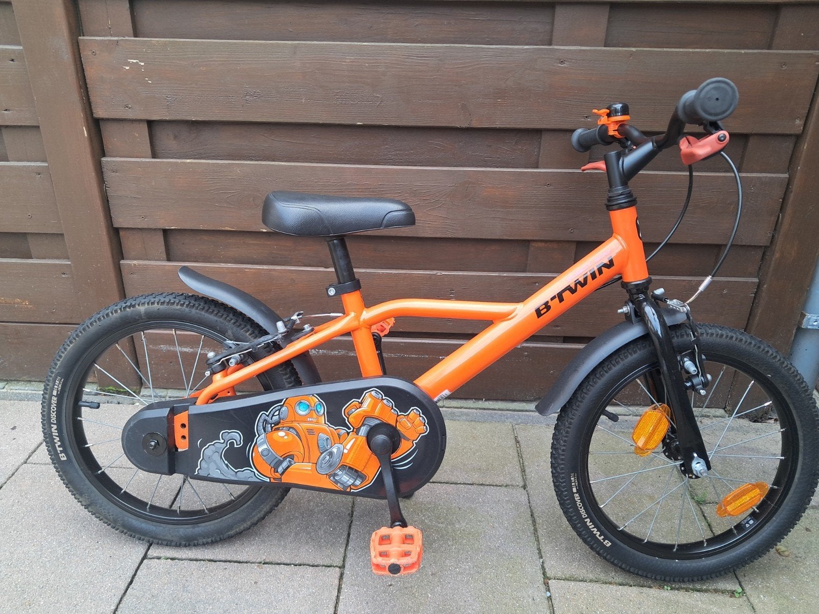 12 inch kinderfiets Btwin robot als nieuw, Ophalen, Zo goed als nieuw, Staal, Minder dan 16 inch