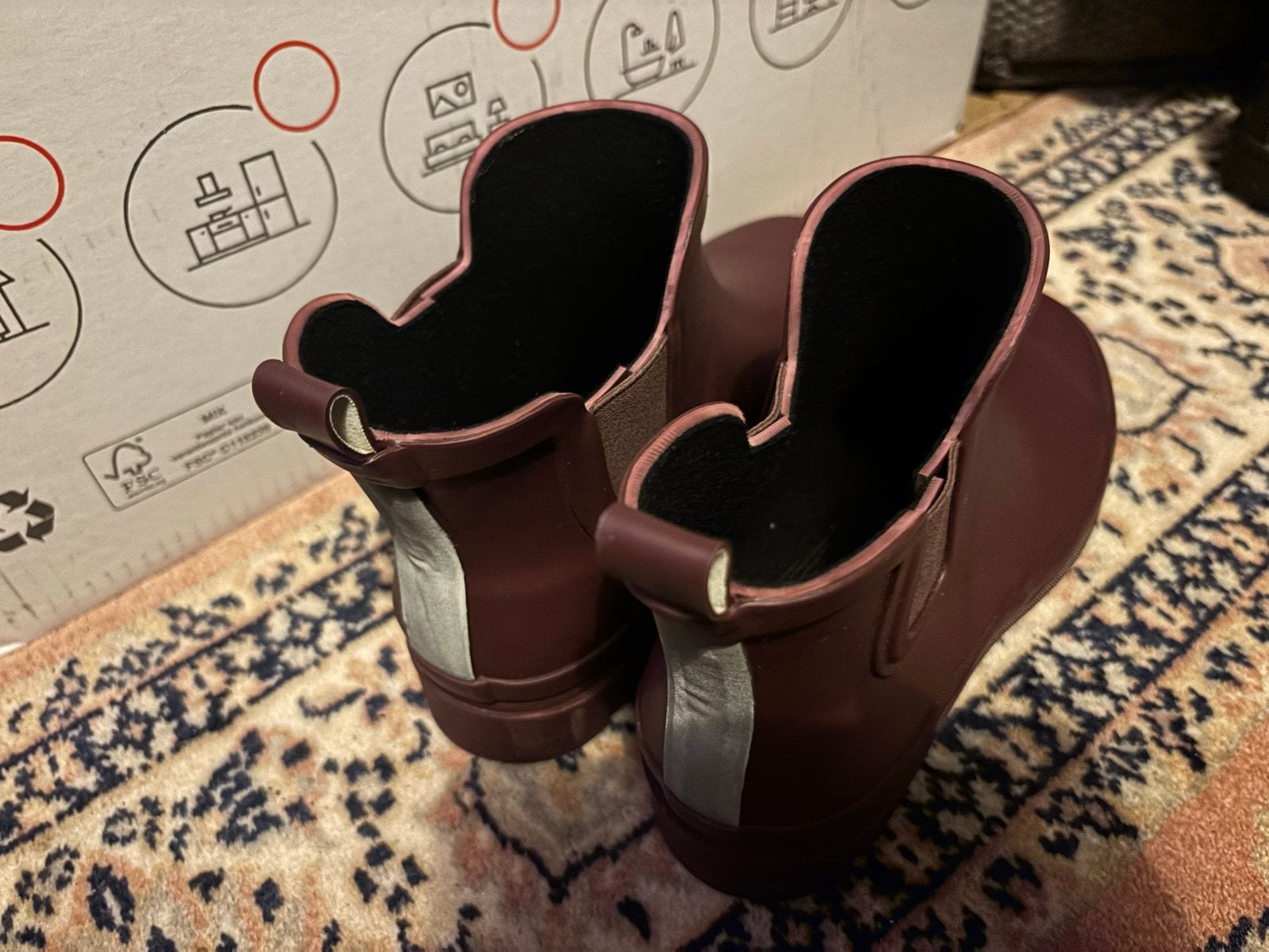 Kaplaarsjes HEMA bordeaux rood, Kleding | Dames, Nieuw, Ophalen of Verzenden, Regenlaarzen, Rood