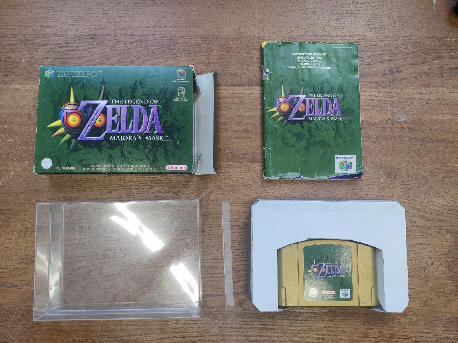 Nintendo 64 Zelda Majora's Mask met doos, handleiding, inlay, Spelcomputers en Games, Avontuur en Actie, 1 speler, Ophalen of Verzenden
