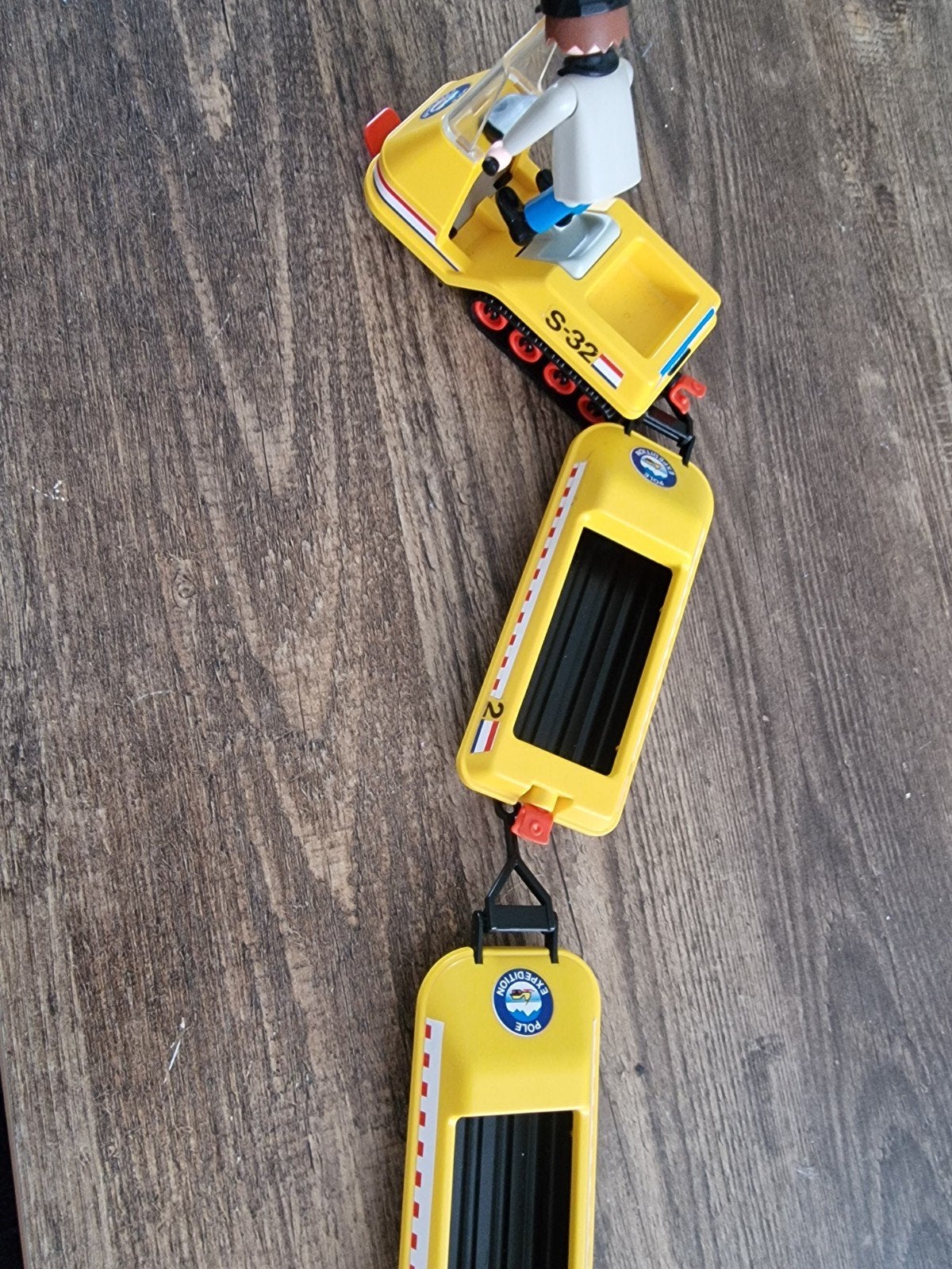 Vintage Playmobil Sneeuwscooter met Slee - Pool Expeditie, Ophalen of Verzenden, Gebruikt