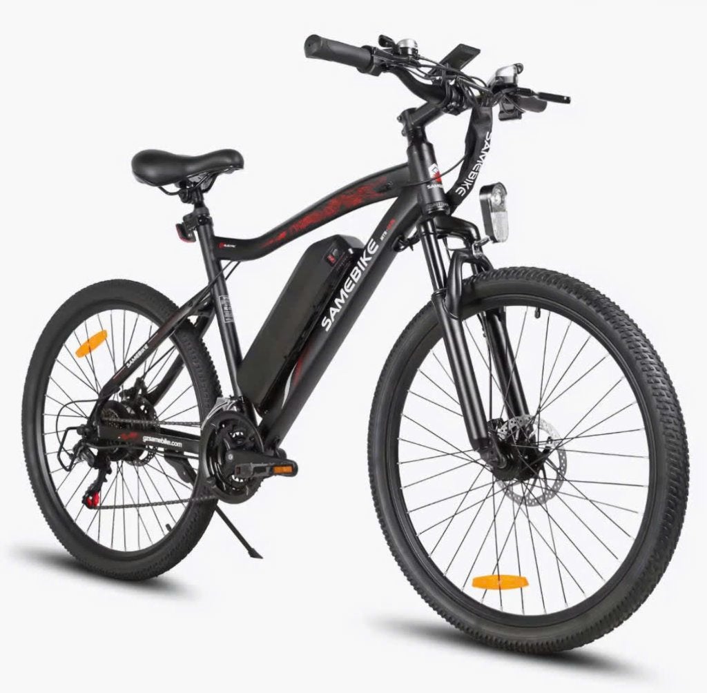 Elektrische fiets SAMEBIKE SY26-II Shimano 21 Versnellingen, Fietsen en Brommers, Zo goed als nieuw, 59 cm of meer, 50 km per accu of meer