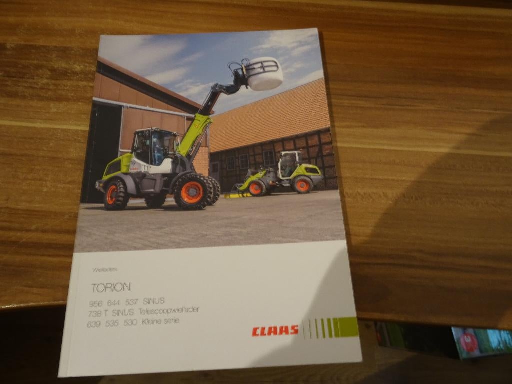 Claas Torion Wielladers folder, Ophalen of Verzenden, Zo goed als nieuw, Folder