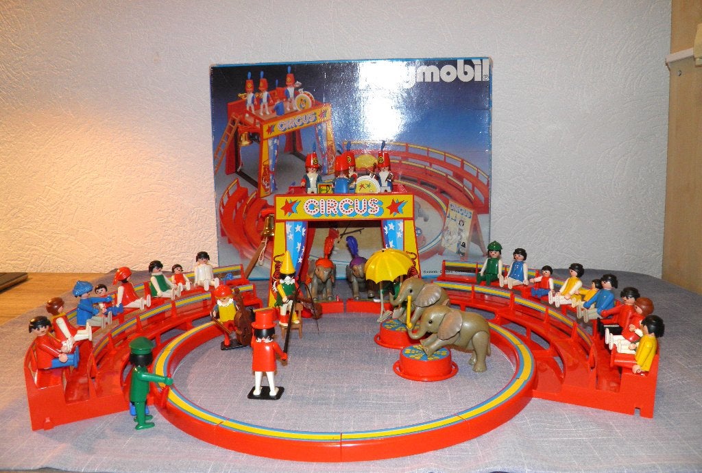 Playmobil Circus Set met Figuren en Dieren, Gebruikt, Complete set, Overige typen, Ophalen of Verzenden