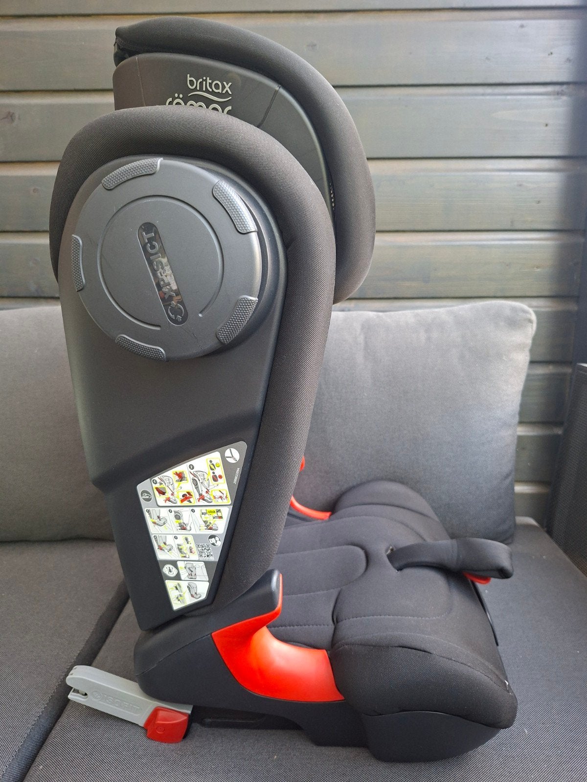 Britax Römer Kidfix II XP SICT BR Black autostoel, Ophalen, Romer, Gebruikt, 15 t/m 36 kg