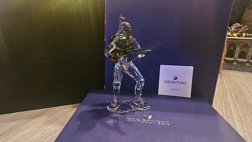 Swarovski Disney Star Wars Boba Fett! NIEUW!, Verzamelen, Ophalen, Nieuw, Figuurtje