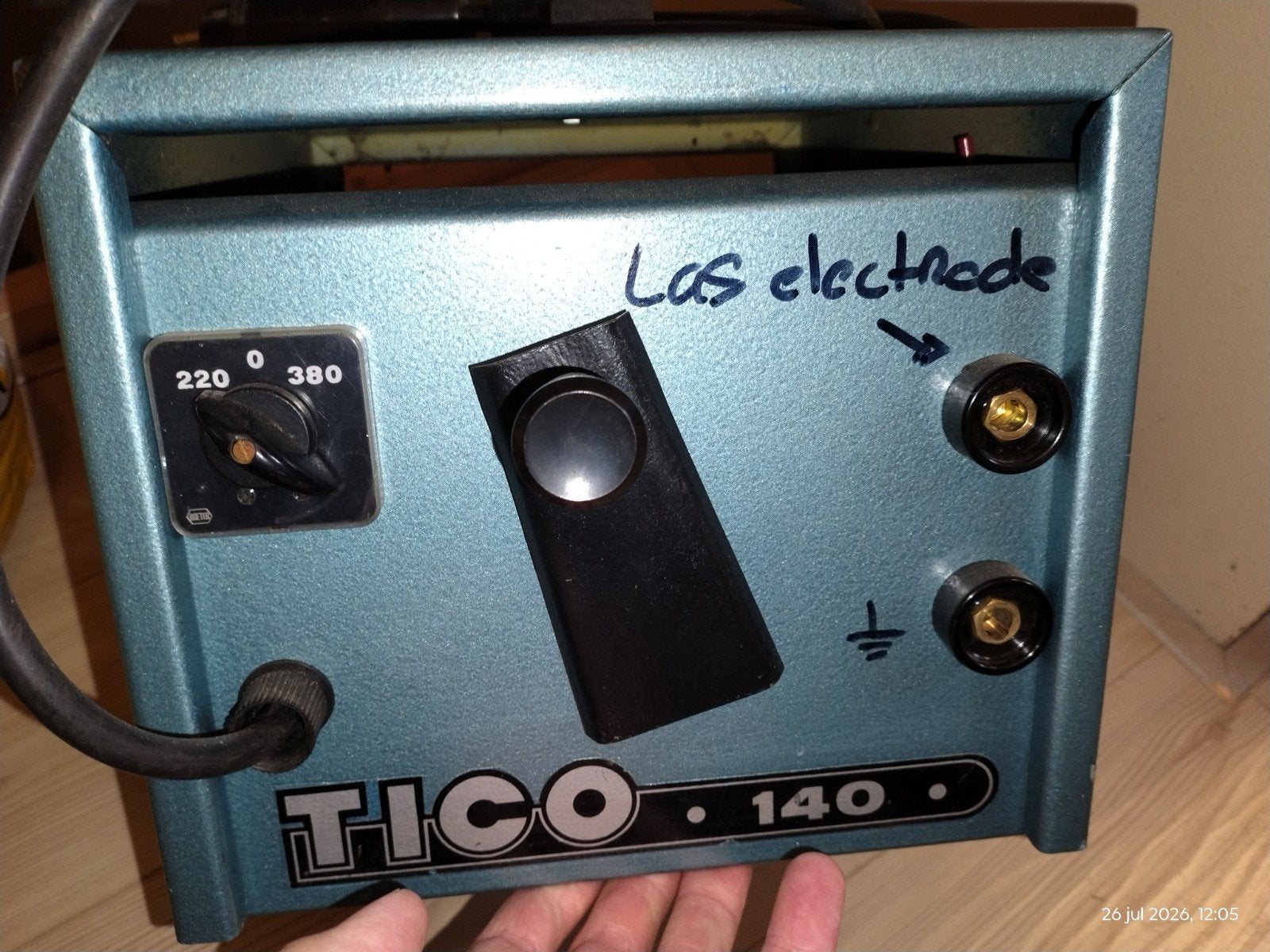 TICO 140 lasapparaat, Ophalen, Gebruikt, Minder dan 150 ampère, Elektroden