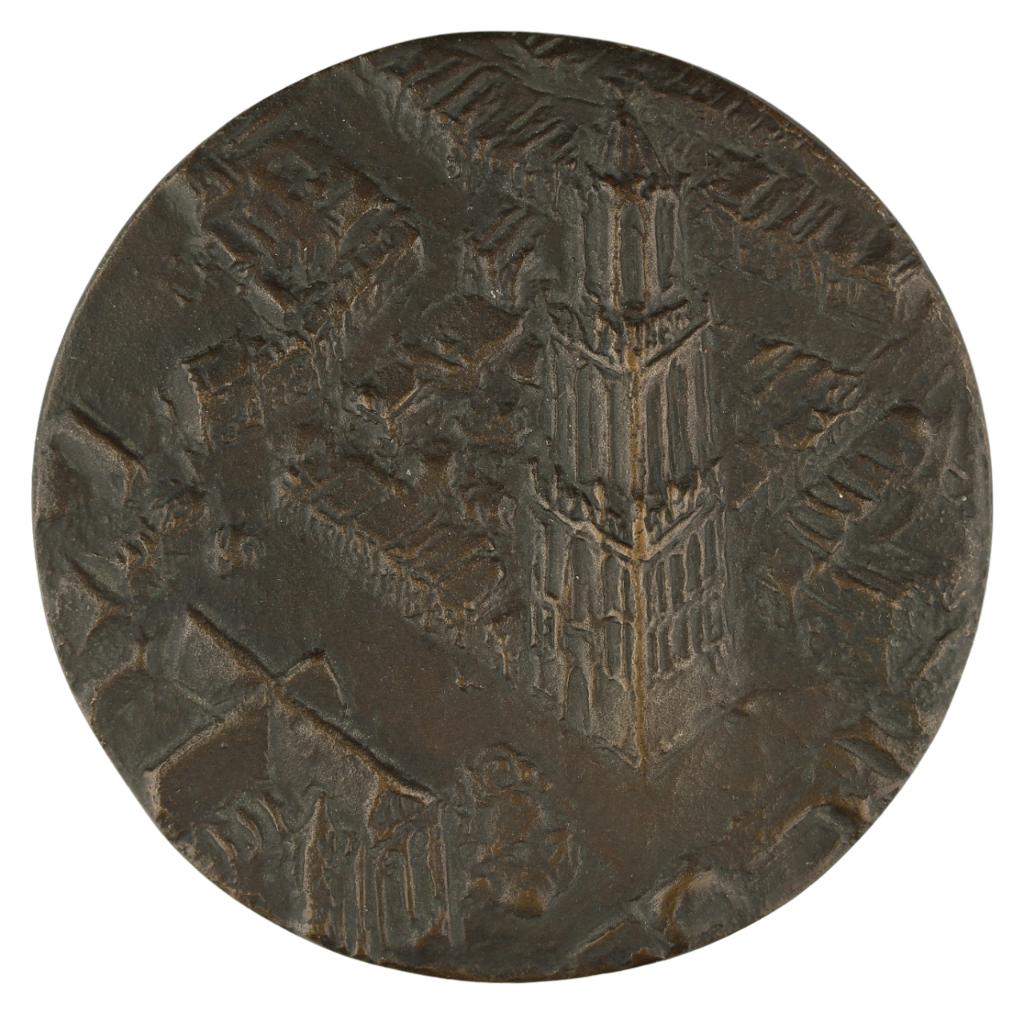 Theo van de Vathorst BRONS PENNING DOMTOREN UTRECHT, Postzegels en Munten, Verzenden, Brons, Nederland