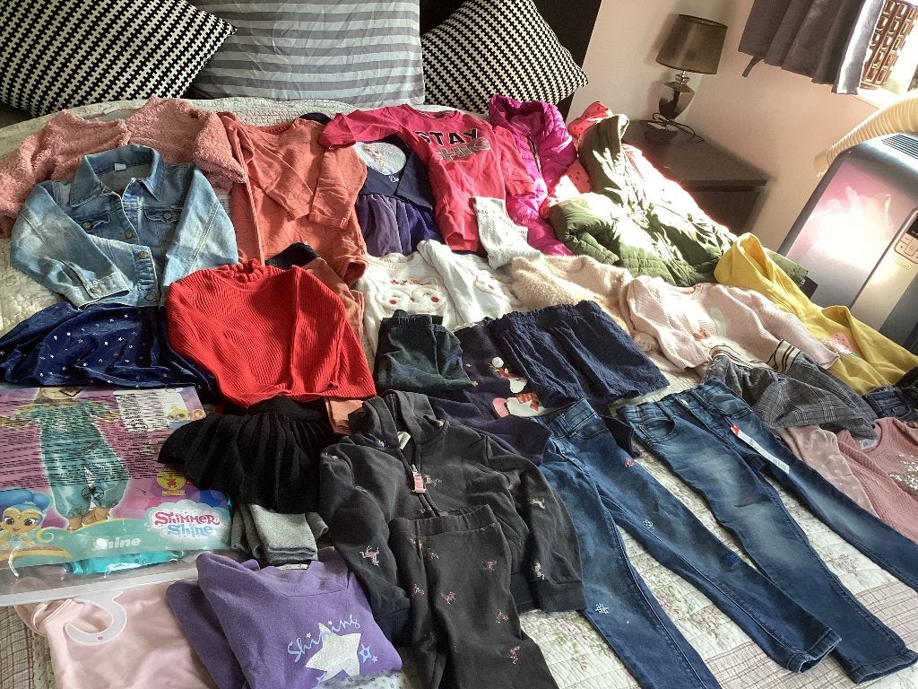 Meisjes kledingpakket maat 92/98 voor herfst/winter., Ophalen of Verzenden, Gebruikt, Maat 92