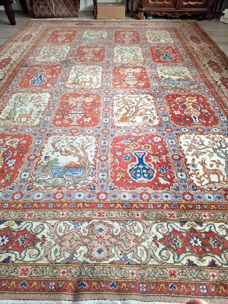 Handgemaakte Perzische tapijt Tabriz 350x250cm, Ophalen, Rechthoekig, 200 cm of meer