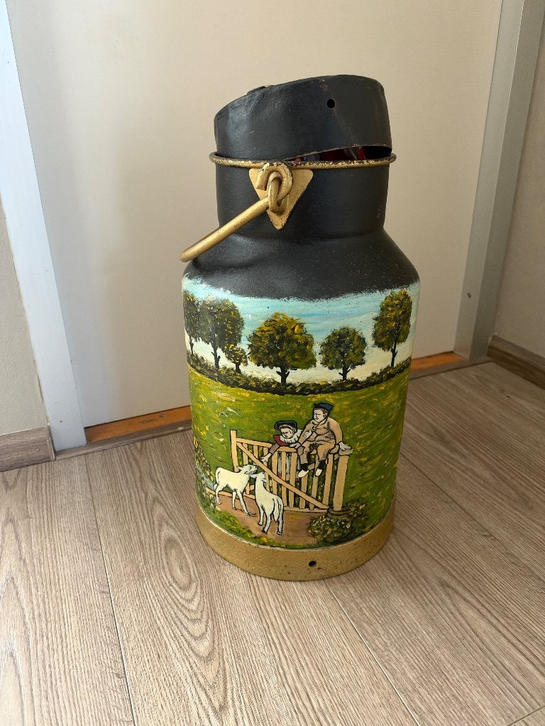 Handbeschilderde Melkbus - Decoratief en Uniek, Ophalen, Gebruikt