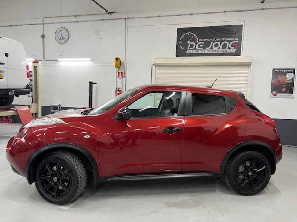 Nissan JUKE 1.6 DIG-T TEKNA AUTOMAAT 190PK, Camera, Leer, Sc, Auto's, Euro 5, 1618 cc, Gebruikt, 1225 kg