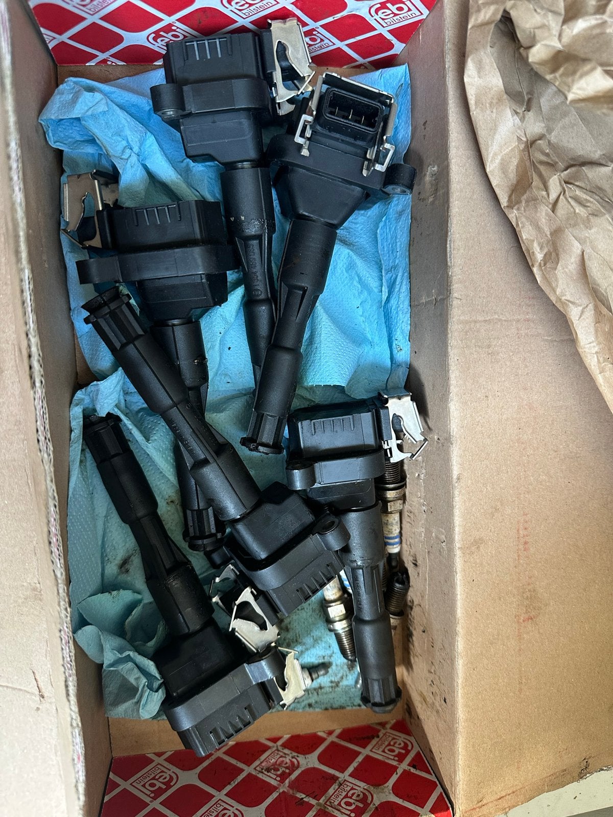 BMW E39 M54 Bobines (6 stuks) Goed Werkend, Auto-onderdelen, Ophalen, Gebruikt, BMW