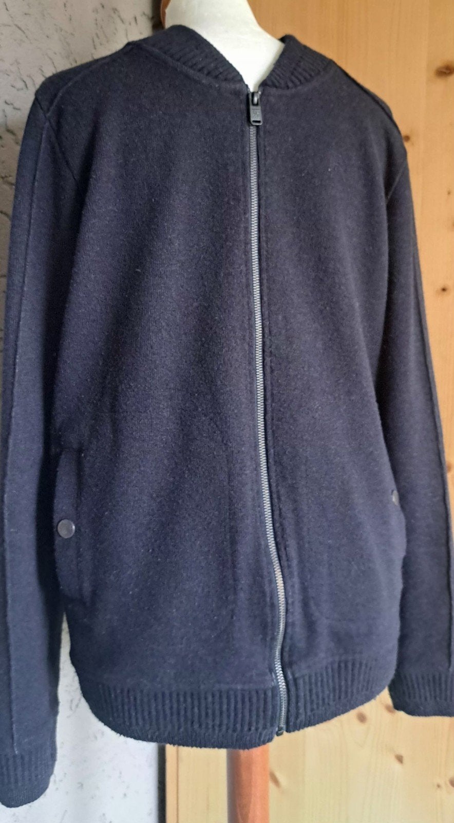 VANQUARD Navy wollen vest als nieuw!, Ophalen of Verzenden, Zo goed als nieuw, Vanguard, Maat 48/50 (M)