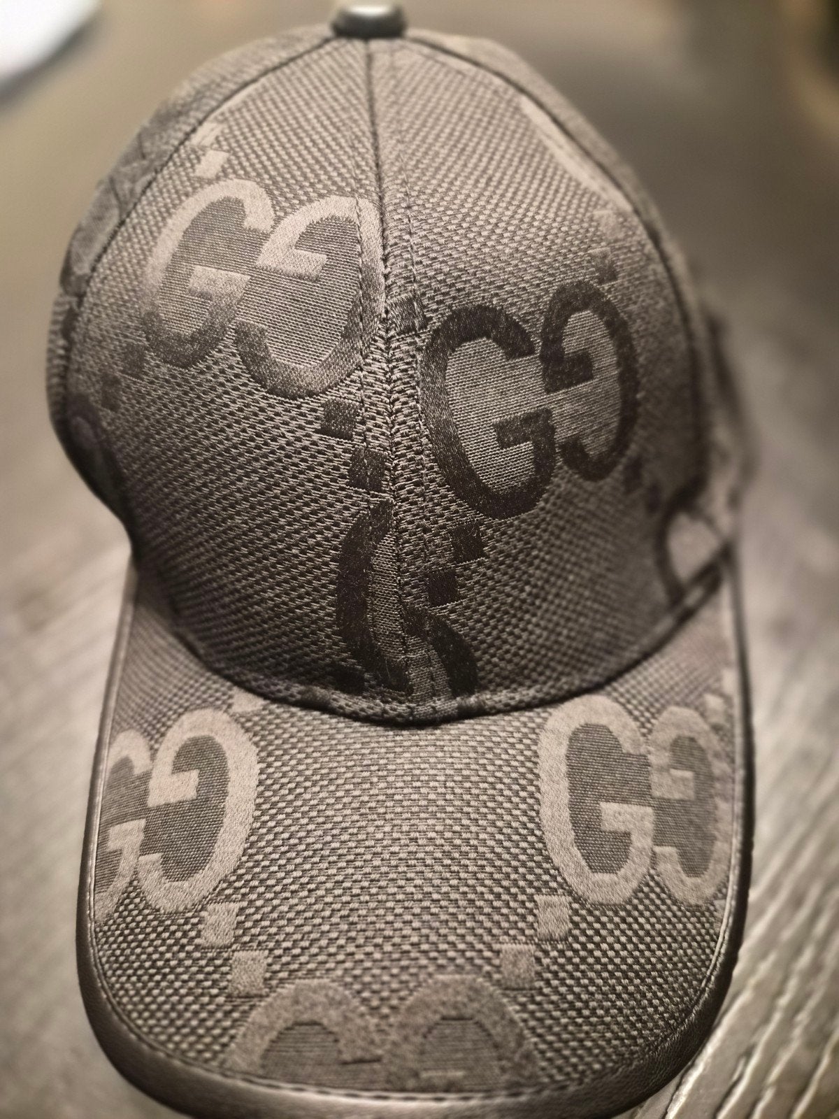 Gucci GG Monogram Baseballpet Zwart nieuwe nooit gedragrjjjn, Ophalen, One size fits all, Gucci, Pet