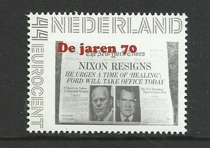 Geen persoonlijke zegel Nixon jaren 70, Verzenden, Na 1940, Postfris