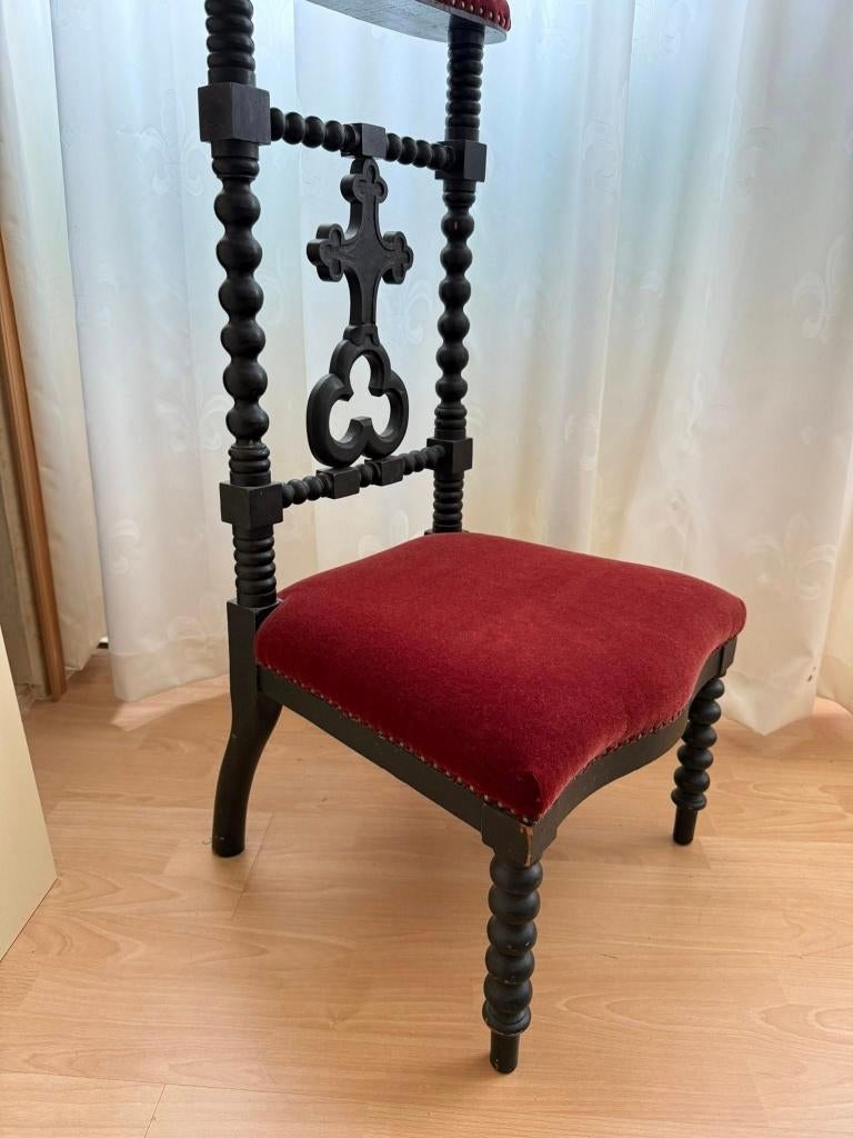 bidstoeltje, Antiek en Kunst, Antiek | Meubels | Stoelen en Banken, Ophalen