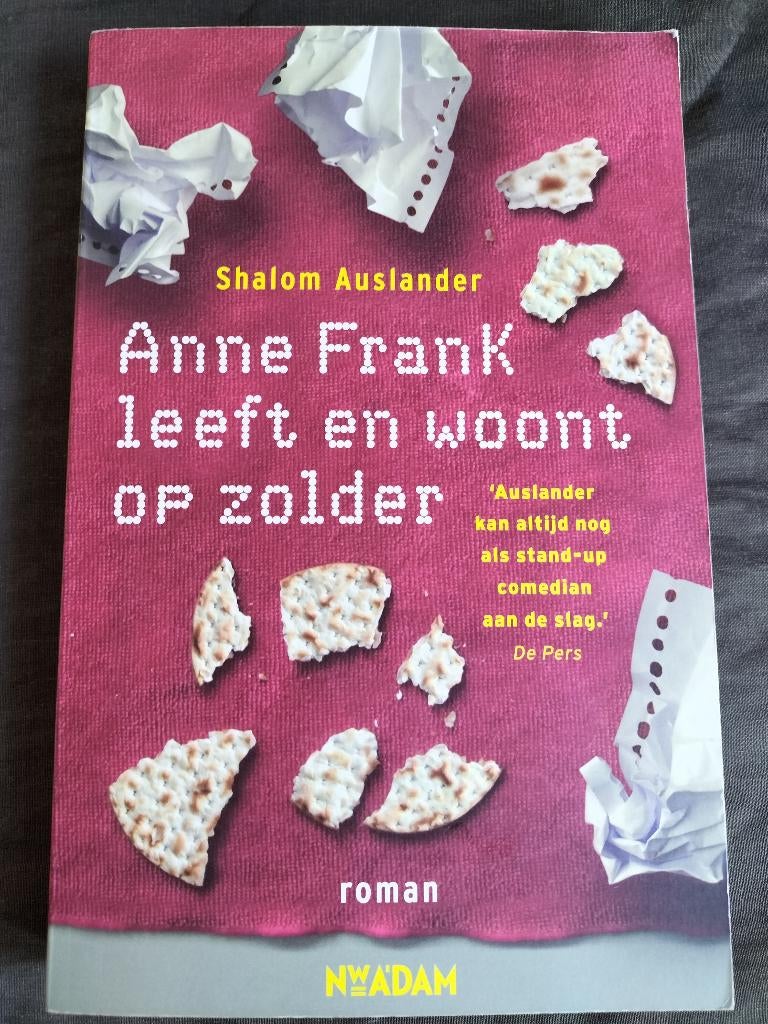 Shalom Auslander - Anne Frank leeft en woont op zolder, Ophalen of Verzenden, Zo goed als nieuw, Shalom Auslander