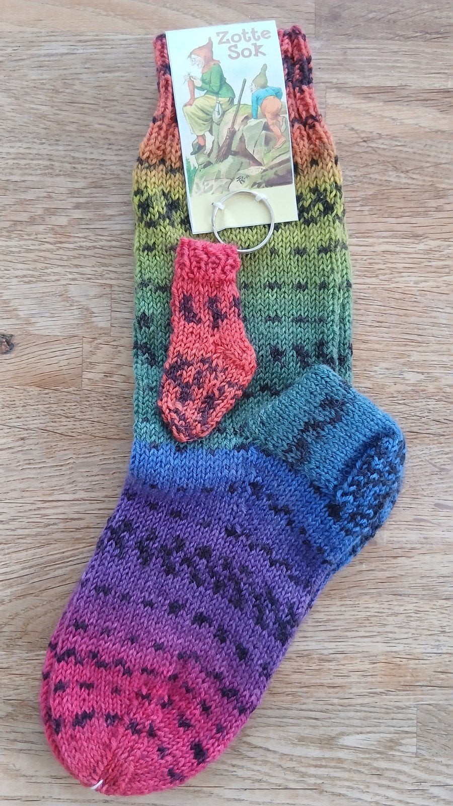Zotte Sok handgebreide sokken maat 30/31., Ophalen of Verzenden, Nieuw, Jongen of Meisje, Sokken