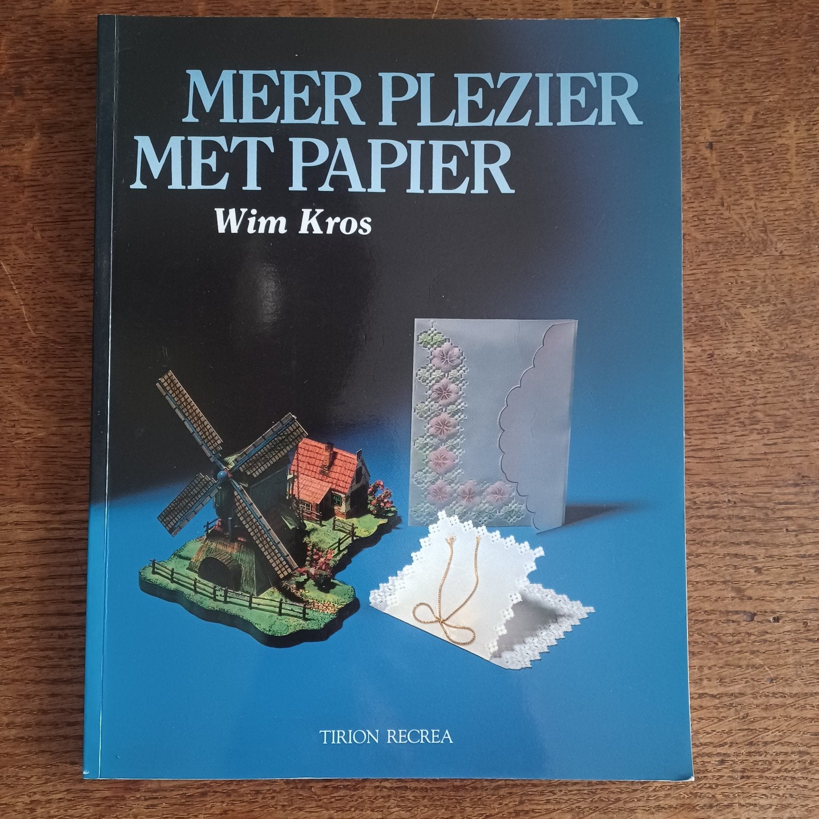 Meer plezier met papier, auteur Wim Kros, Ophalen of Verzenden, Zo goed als nieuw, Knutselboek