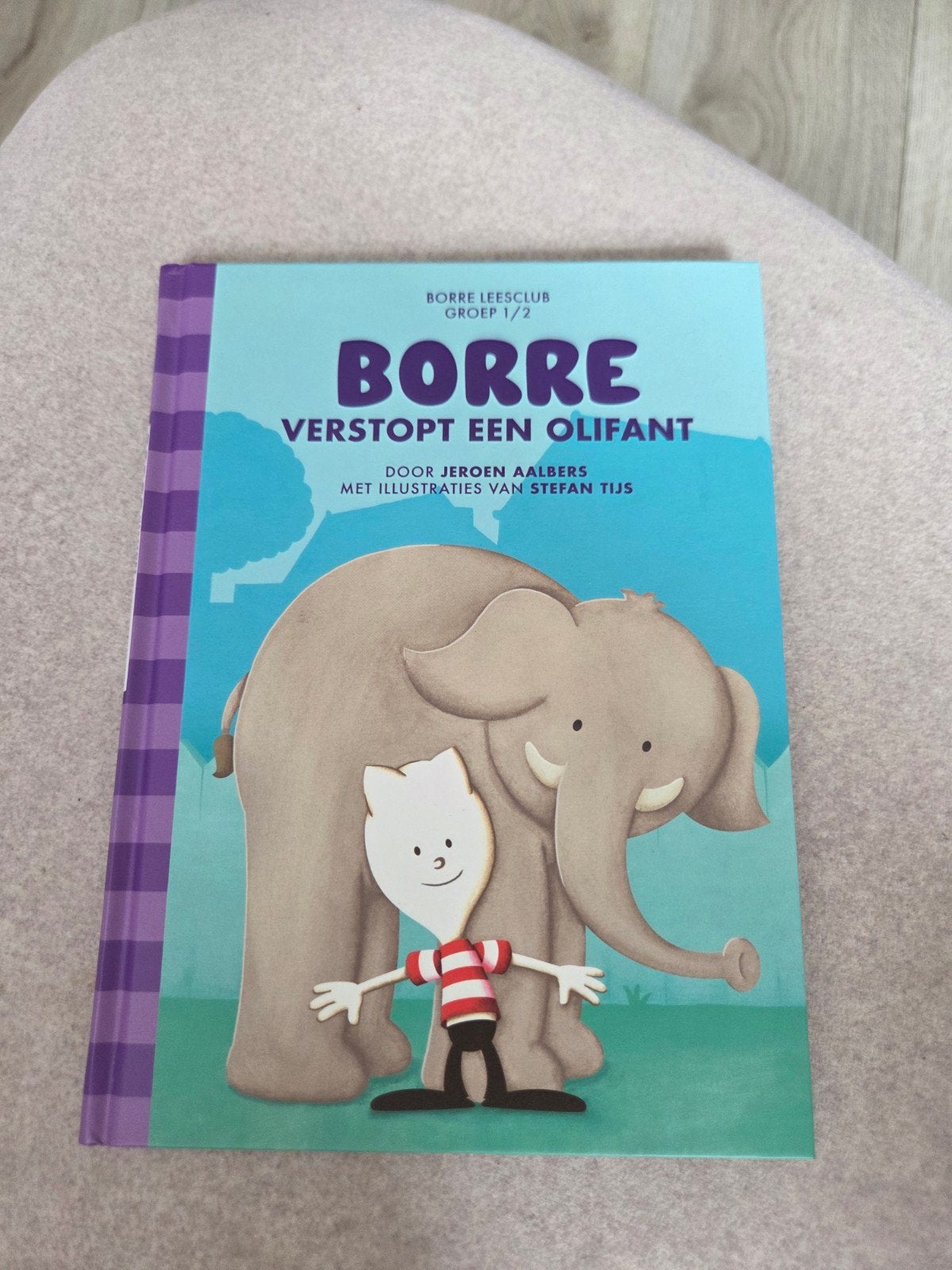 Borre Versteekt een Olifant - Jeroen Aalbers, Boeken, Ophalen of Verzenden, Gelezen, Jeroen Aalbers, Fictie algemeen