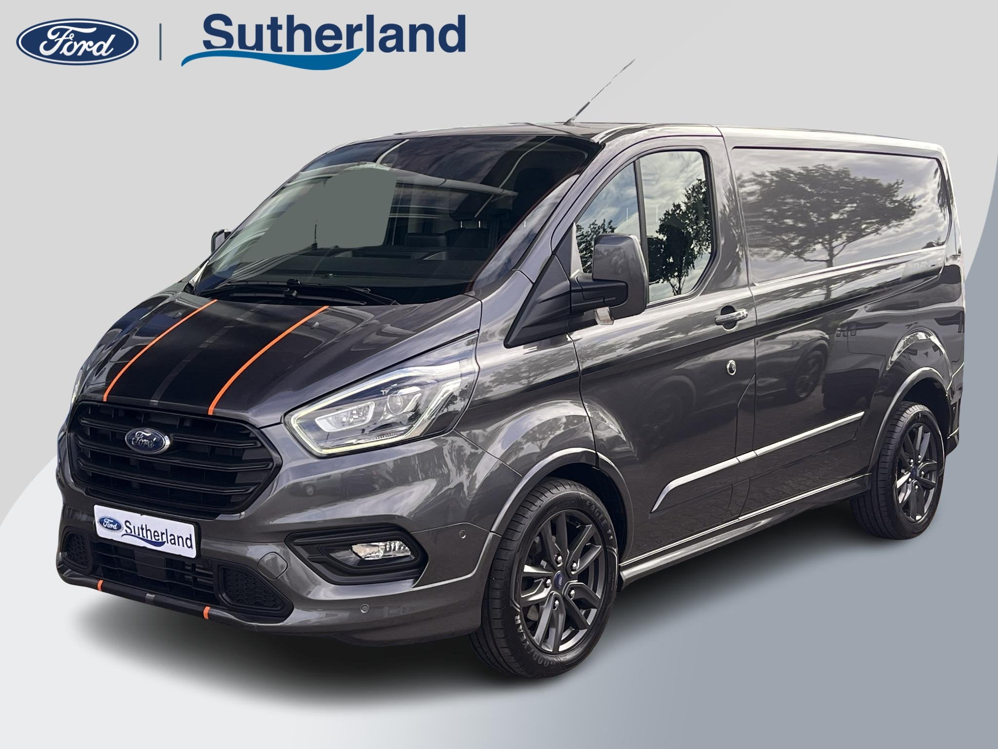 Ford Transit Custom 320 2.0 TDCI L1H1 Sport Gesloten Bestelw, Auto's, 15 km/l, Euro 6, 4 cilinders, Leder en Stof