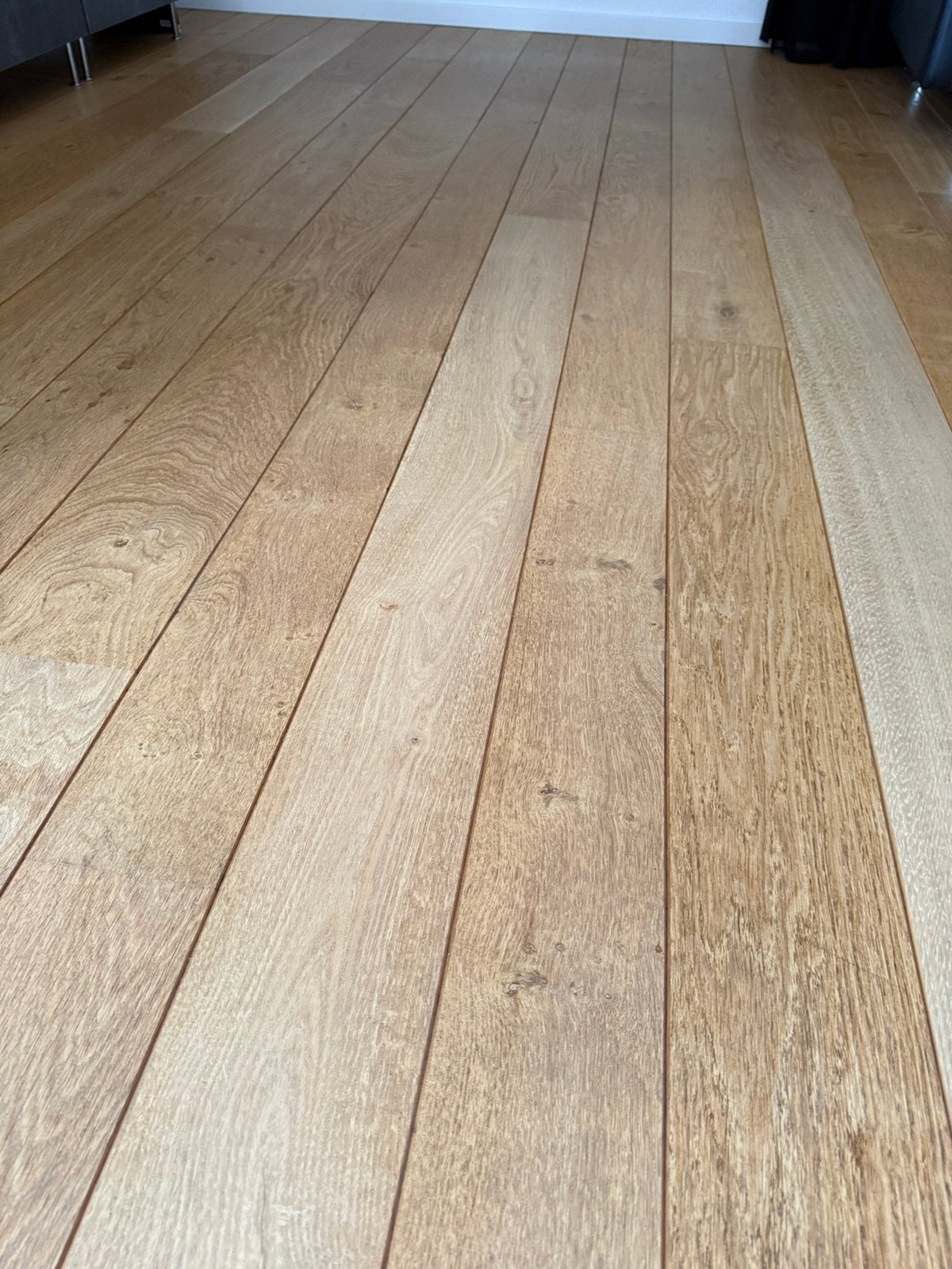 Massief blank eiken vloerplanken, Ophalen, Vloerdelen of -planken, Zo goed als nieuw, 10 m² of meer