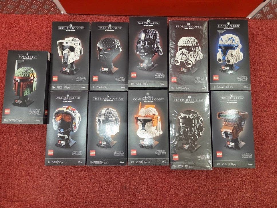 LEGO Star Wars Helmen Collectie - Nieuw in Doos, Compleet, Star Wars, Lego, Nieuw