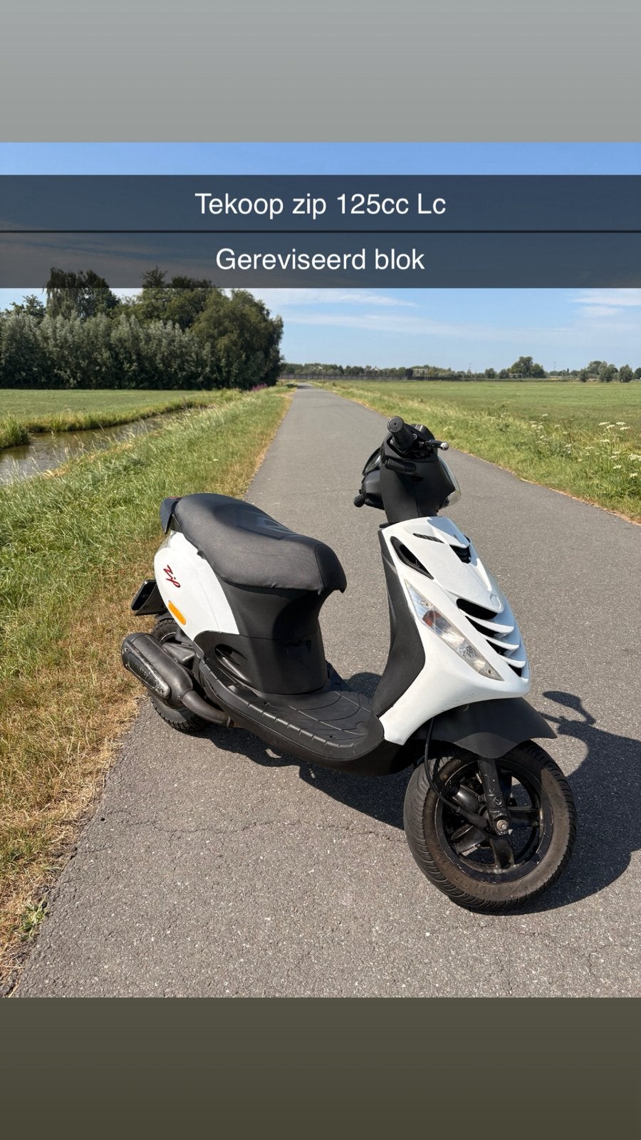 Zip 125cc lc COMPLEET GEREVISEERD, Fietsen en Brommers, Ophalen, Tweetakt, Zip, 125 cc