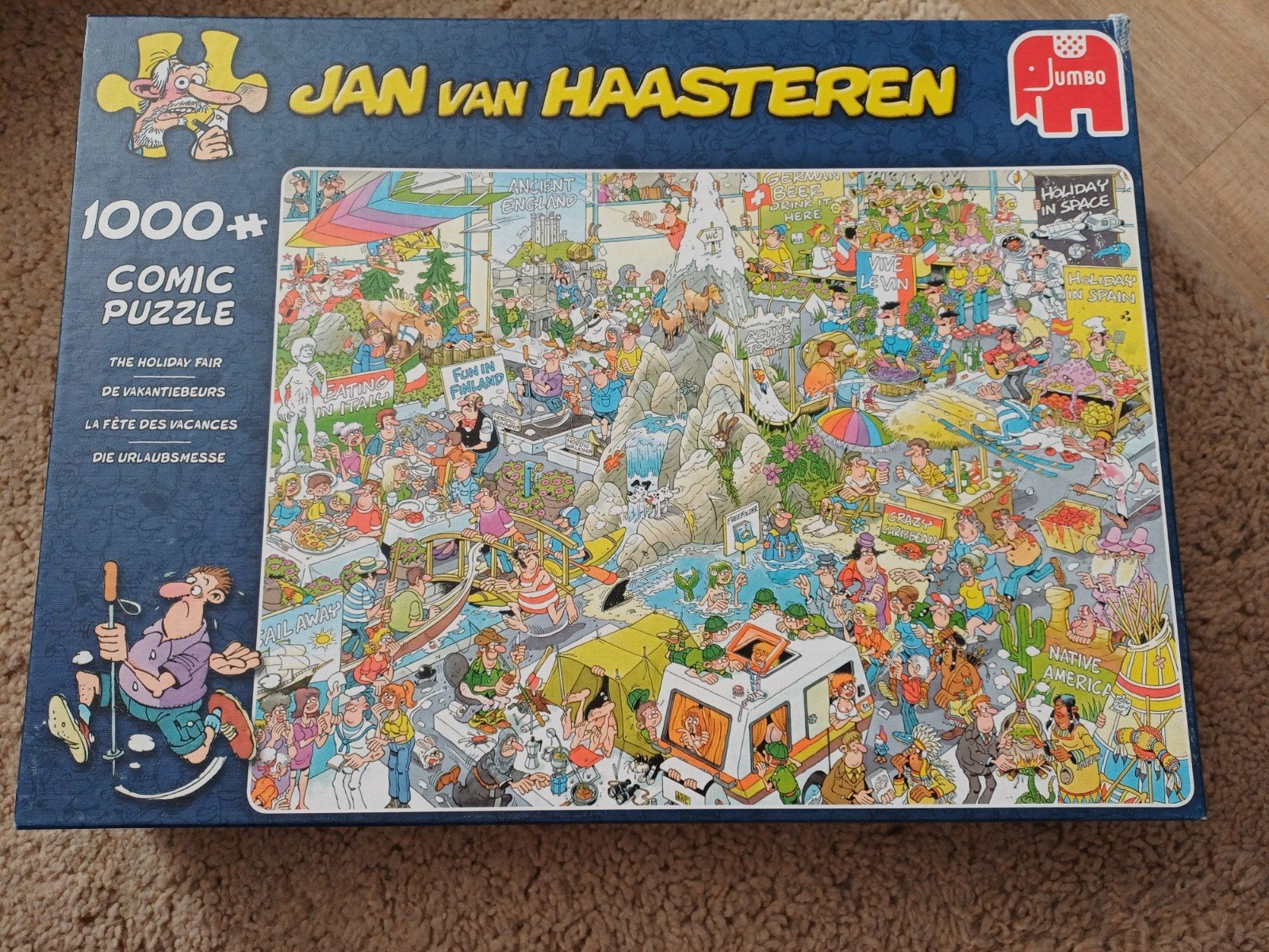 Jan van Haasteren puzzel 1000, Ophalen of Verzenden, 500 t/m 1500 stukjes, Zo goed als nieuw