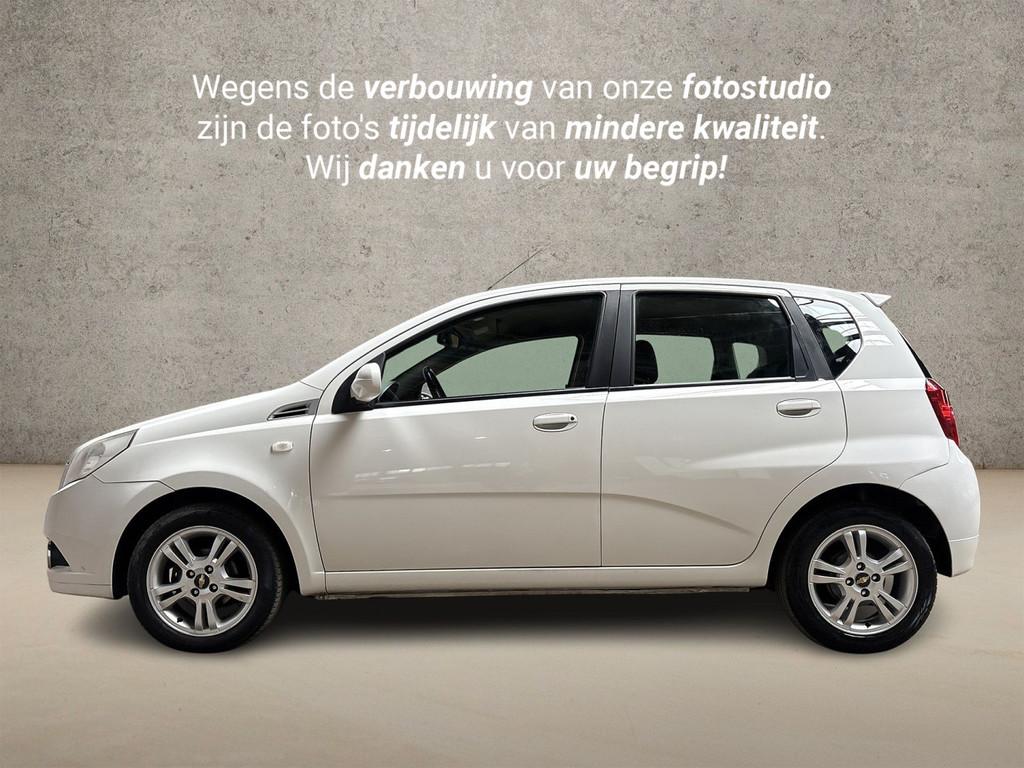 Chevrolet Aveo 1.4 16V LS Sport (5 DEURS, CLIMATE, ELEK PAKK, Auto's, Chevrolet, Voorwielaandrijving, 400 kg, Wit, Bedrijf