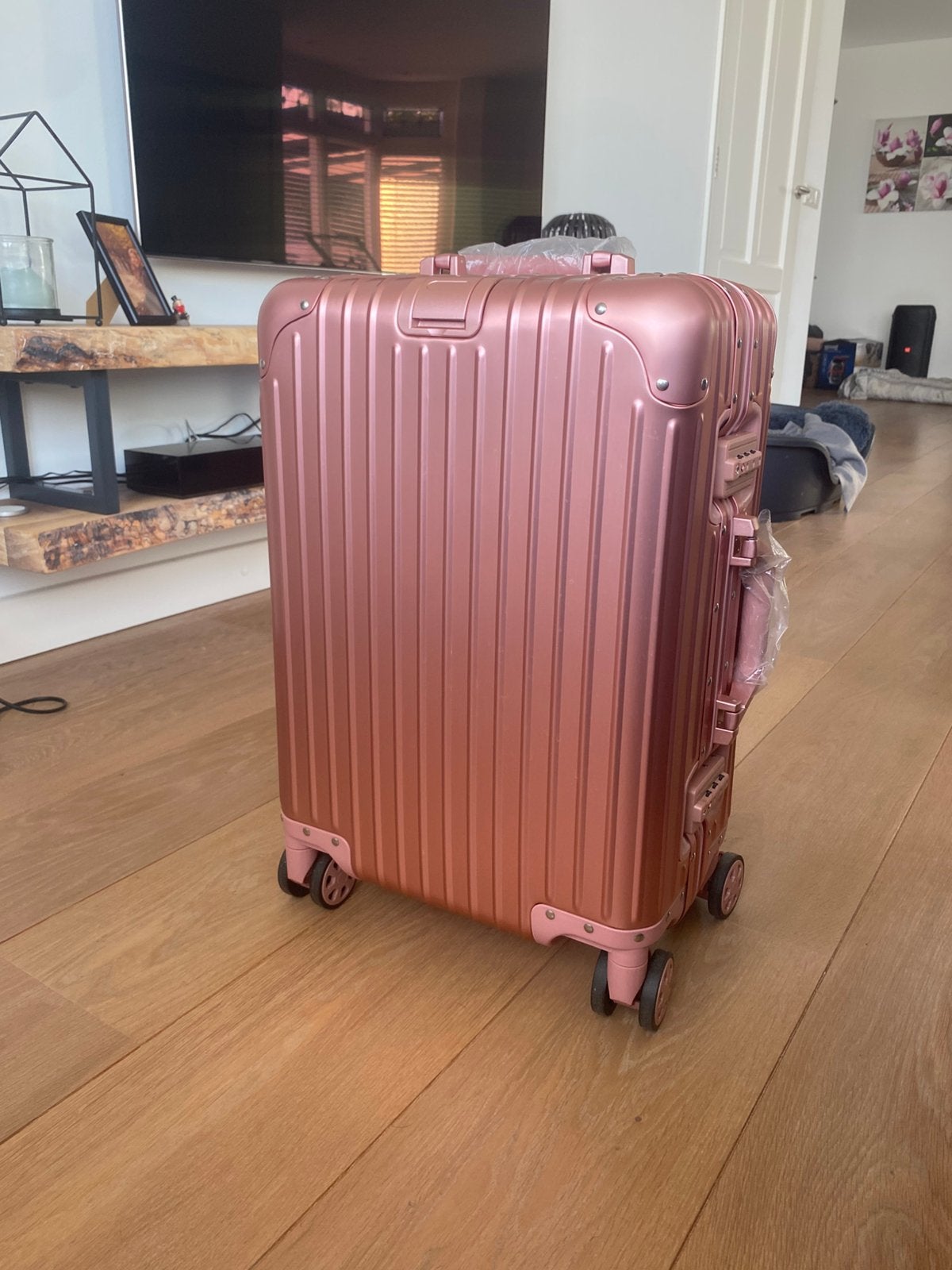 Aluminium reiskoffer, 50 tot 60 cm, Nieuw, Metaal, 35 tot 45 cm