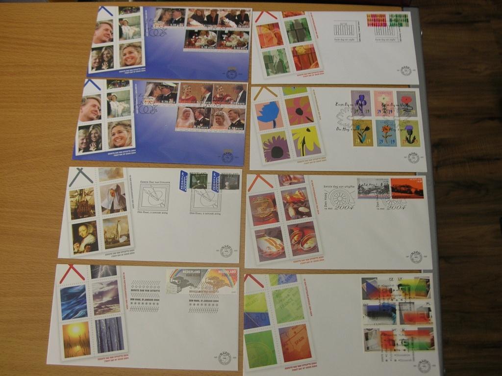 FDC Nederland 2004 onbeschreven heel jaar, Ophalen of Verzenden, Onbeschreven, Nederland