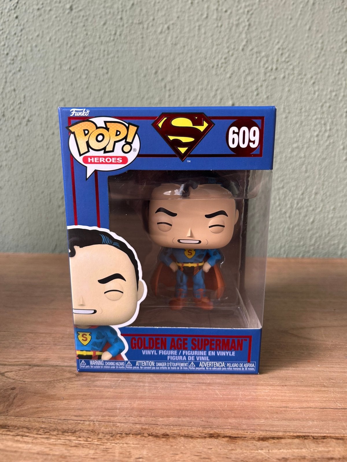 Funko Pop DC Golden Age Superman #609 Nieuw, Ophalen of Verzenden, Zo goed als nieuw