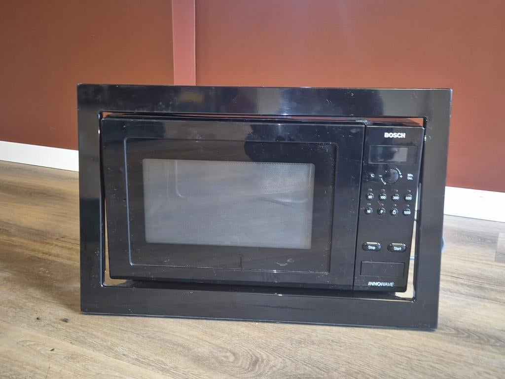 Bosch Innowave Inbouw Magnetron - Zwart, Gebruikt, 60 cm of meer, Ophalen of Verzenden, Magnetron