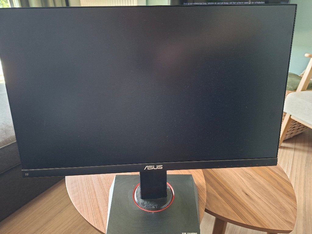 ASUS TUF VG249Q monitor (Let op: streep door beeld, zie adv), Ophalen, Gebruikt, IPS, 101 t/m 150 Hz